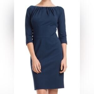 Trina Turk Classic Charcoal Sarafina Ponte Shift Dress Size 10